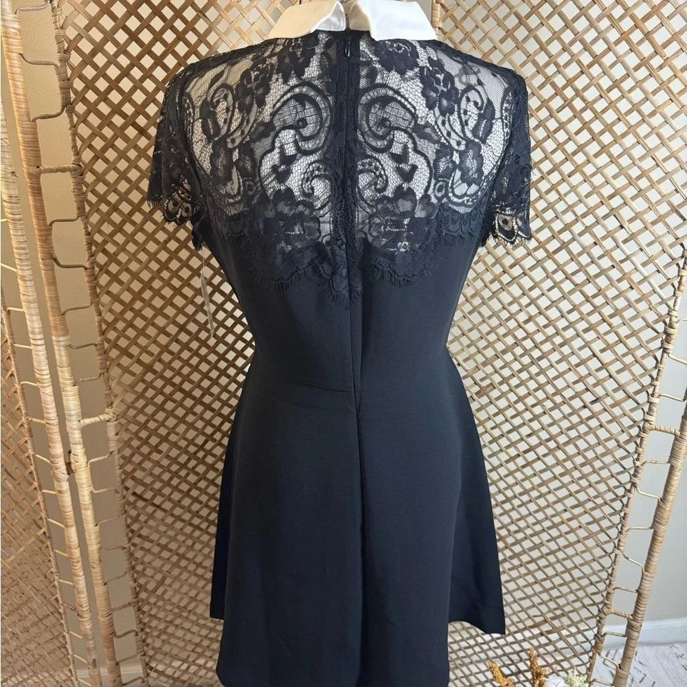 Black Lace Dress A-Line Maison Jules
